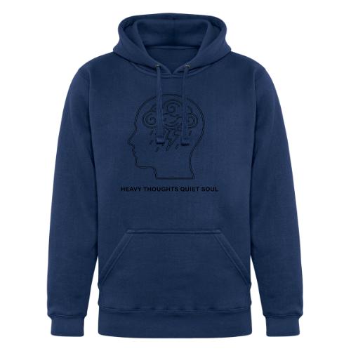 Heavy Thoughts Quiet Soul Hoodie Mental Health - Unisex Heavyweight Hoodie