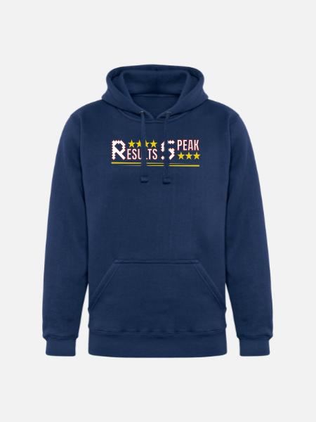 RESULTS SPEAK – Motivational - Unisex Heavyweight Hoodie - true navy