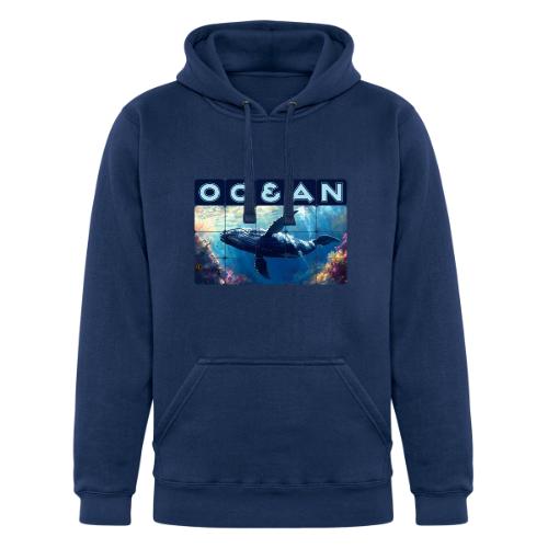 Ocean: Majestic Deep - Unisex Heavyweight Hoodie
