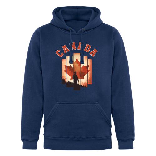 Proud Canadian Shadow - Unisex Heavyweight Hoodie