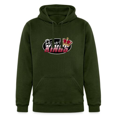 Passport Kings logo for dark shirts - Unisex Heavyweight Hoodie