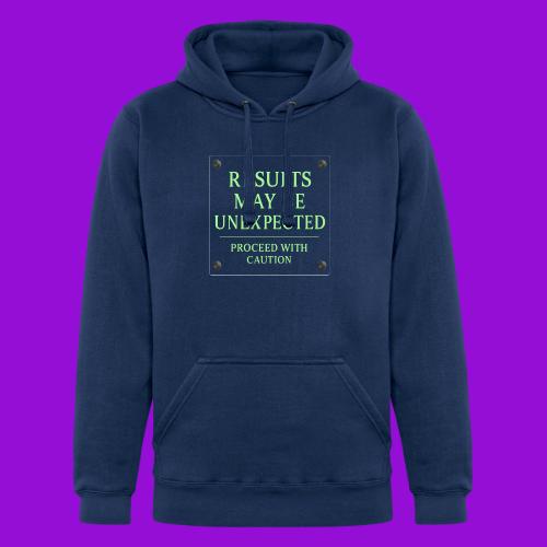 Results May Be Unexpected - Neon Green - Unisex Heavyweight Hoodie