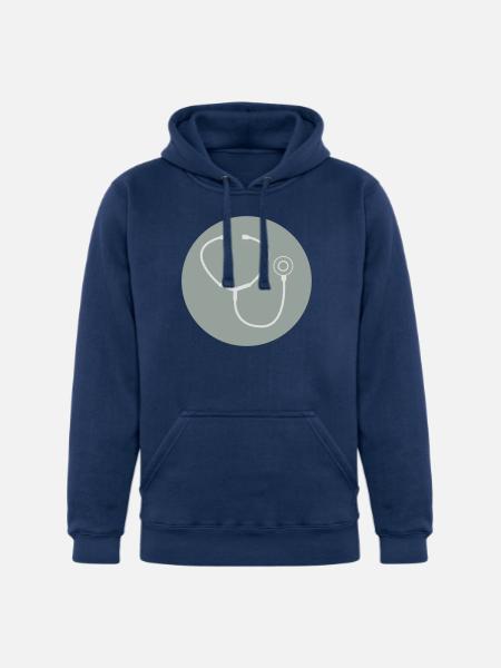Stethoscope - Unisex Heavyweight Hoodie - true navy
