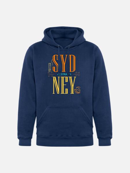 Sydney Australia - Unisex Heavyweight Hoodie - true navy