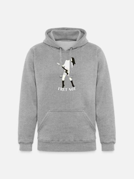 Fret_Not - Unisex Heavyweight Hoodie - heather gray