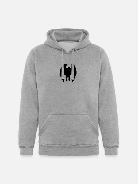 Mothman - Unisex Heavyweight Hoodie - heather gray