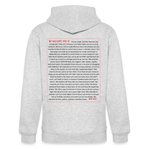 We Welcome You If ... - Unisex Heavyweight Hoodie