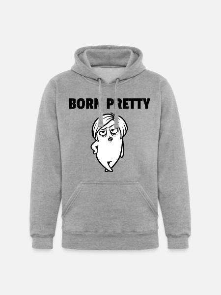 Talk to the hand - Unisex Heavyweight Hoodie - heather gray