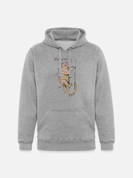 Funny Opossum, Opossum EWWW - Unisex Heavyweight Hoodie - heather gray