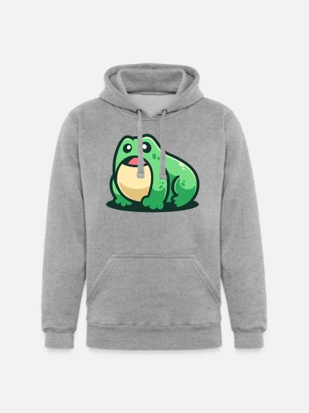 Amphibians Frog - Unisex Heavyweight Hoodie - heather gray