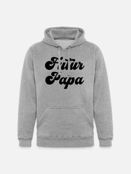 Futur Papa - Unisex Heavyweight Hoodie - heather gray
