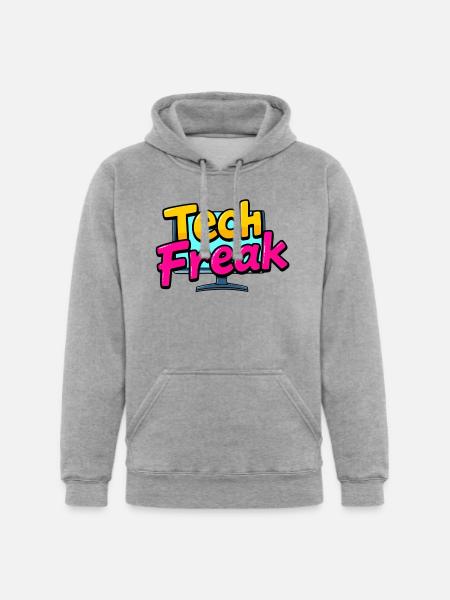 Tech Freak - Unisex Heavyweight Hoodie - heather gray