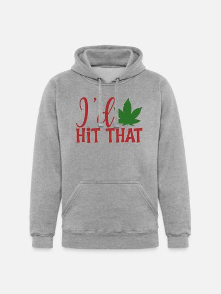 I d Hit That - Unisex Heavyweight Hoodie - heather gray
