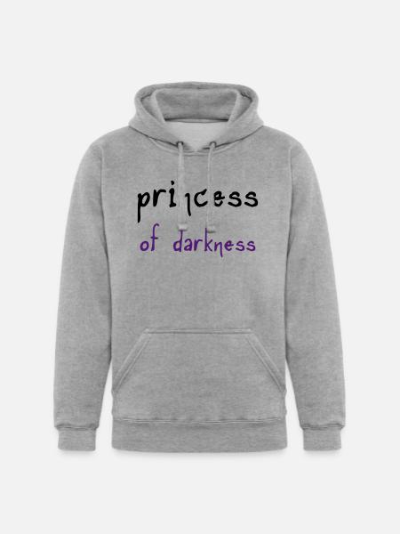 Princess of Darkness - Unisex Heavyweight Hoodie - heather gray