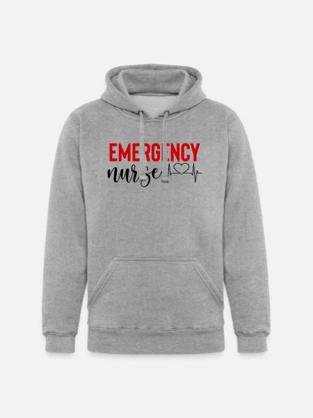 Emergency Nurse - Unisex Heavyweight Hoodie - heather gray