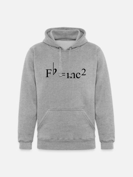Fb=mc2 - Unisex Heavyweight Hoodie - heather gray