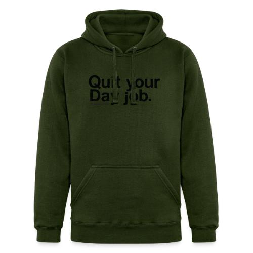 Day job in black - Unisex Heavyweight Hoodie