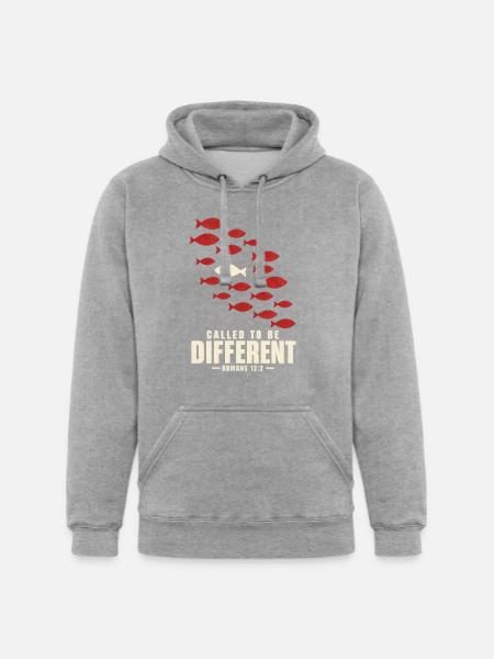 Called to Be Different - Unisex Heavyweight Hoodie - heather gray