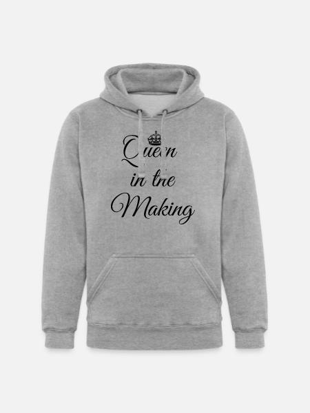 Queen In The Making - Unisex Heavyweight Hoodie - heather gray