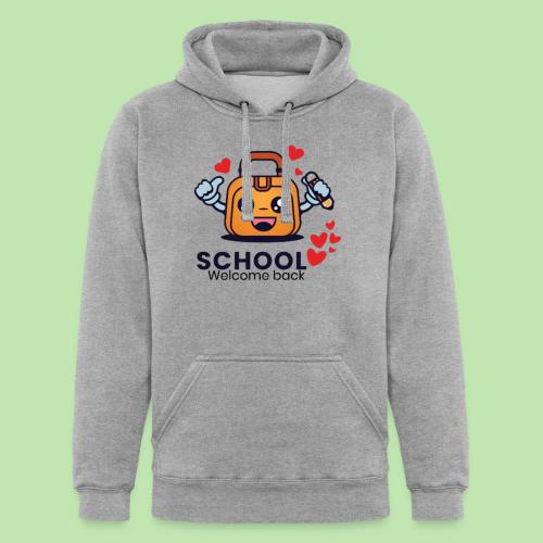first day of school outfit- school Welcome back - Unisex Heavyweight Hoodie