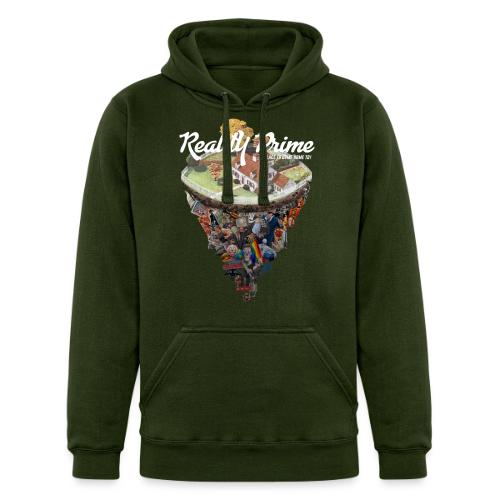 Reality Prime (On Color, Back Design) - Unisex Heavyweight Hoodie