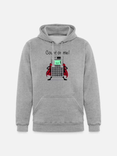 Count on Me - Unisex Heavyweight Hoodie - heather gray