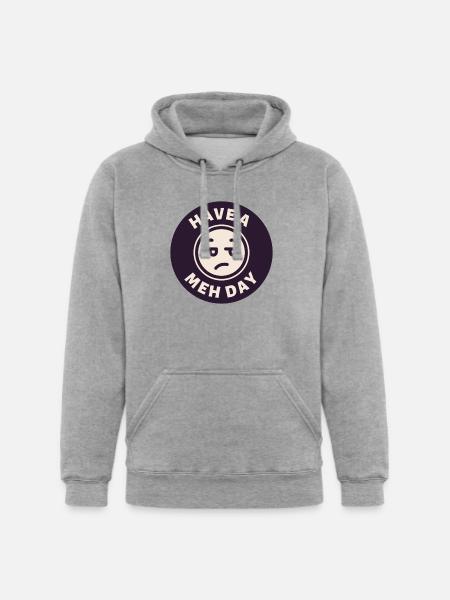 Have a Meh Day - Unisex Heavyweight Hoodie - heather gray