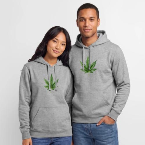 Cannabis Leaf - Unisex Heavyweight Hoodie