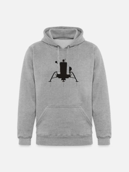 Lunar Module - Unisex Heavyweight Hoodie - heather gray