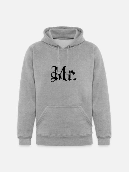 Gladditudes Mr tattoo style - Unisex Heavyweight Hoodie - heather gray
