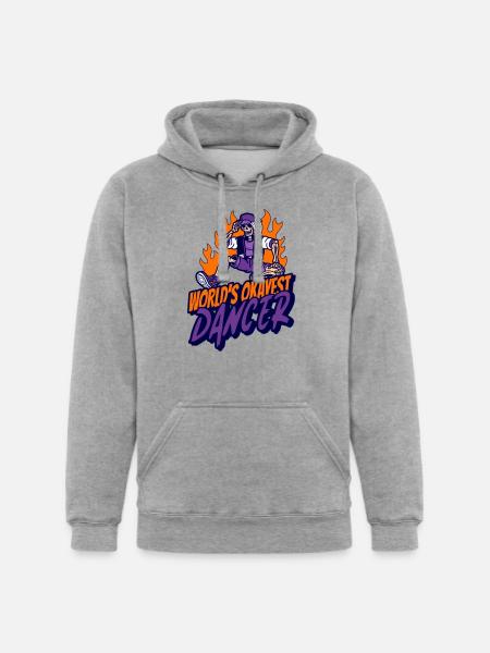 Worlds Okayest Dancer - Unisex Heavyweight Hoodie - heather gray