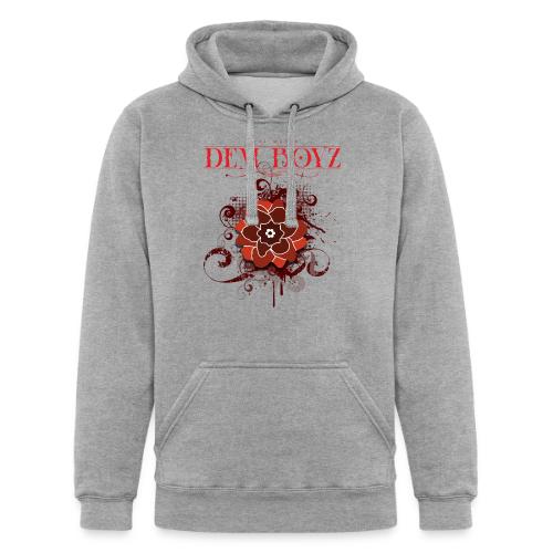 Flower Splash Reds - Unisex Heavyweight Hoodie