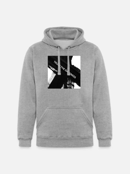 Trust the Darkness - Unisex Heavyweight Hoodie - heather gray