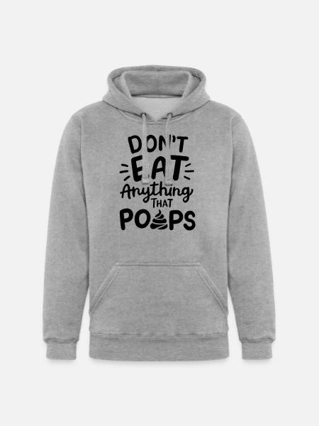 DON'T EAT ANYTHING - Unisex Heavyweight Hoodie - heather gray