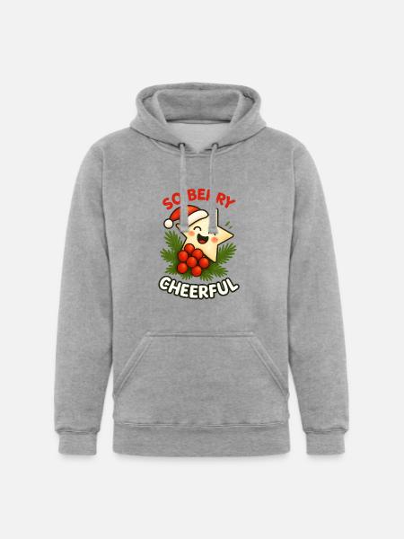 So Berry Cheerful - Unisex Heavyweight Hoodie - heather gray