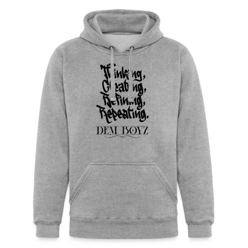 Thinking, Creating, Refining, Repeating - Unisex Heavyweight Hoodie