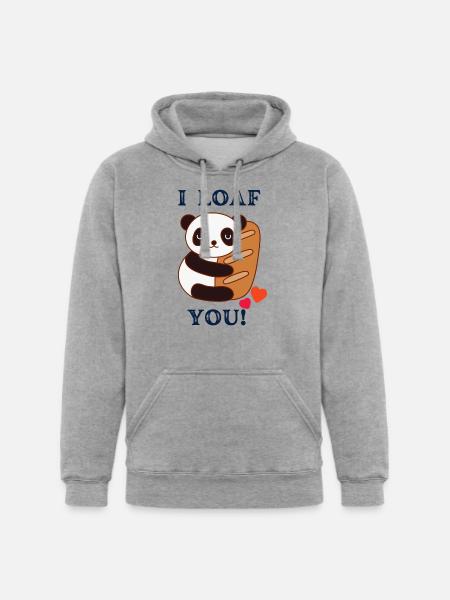 i loaf you - Unisex Heavyweight Hoodie - heather gray