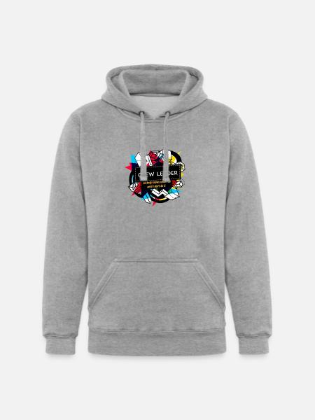 CREW LEADER - Unisex Heavyweight Hoodie - heather gray