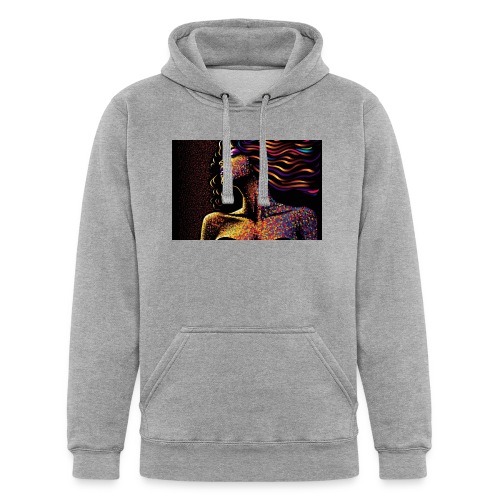 Dazzling Night - Colorful Abstract Portrait - Unisex Heavyweight Hoodie