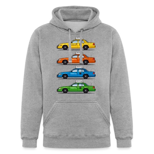 Color Taxi Cabs Crown Vic - Unisex Heavyweight Hoodie