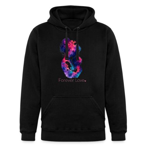 Forever Love-Vibrant Watercolor Mother-Child - Unisex Heavyweight Hoodie