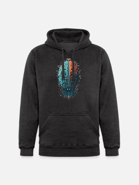 Coding Brain - Unisex Heavyweight Hoodie -
