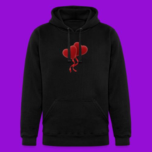 Two hearts together - Unisex Heavyweight Hoodie