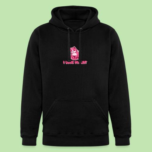 I love my cat - Unisex Heavyweight Hoodie