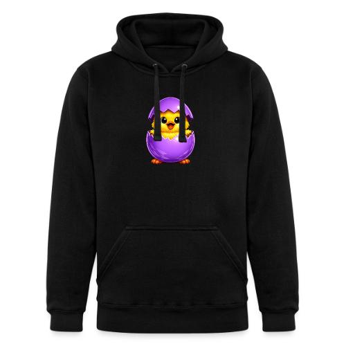 Easter Chick Purple - Unisex Heavyweight Hoodie
