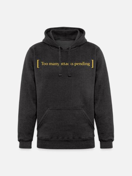 Too many attacks pending - Unisex Heavyweight Hoodie -