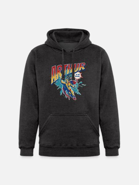 Superhero Arthur - Unisex Heavyweight Hoodie -