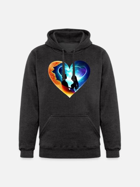 I Love You - Unisex Heavyweight Hoodie -