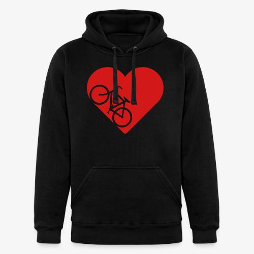 Bike in heart - Unisex Heavyweight Hoodie