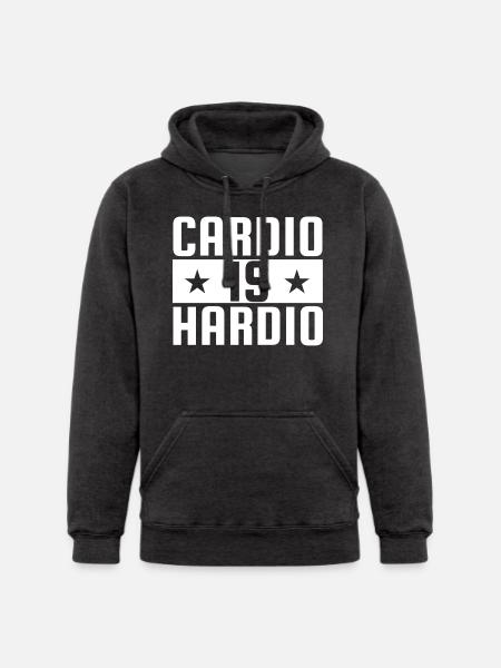 Cardio is Hardio - Unisex Heavyweight Hoodie -